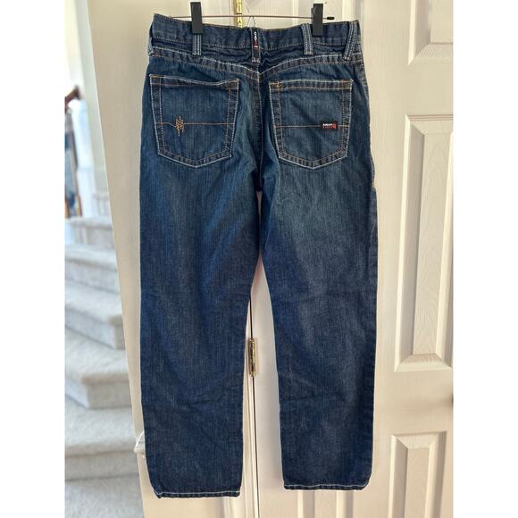 Ariat Fire Resistant Dark Wash Straight Leg Jeans 30/31 - Picture 4 of 7